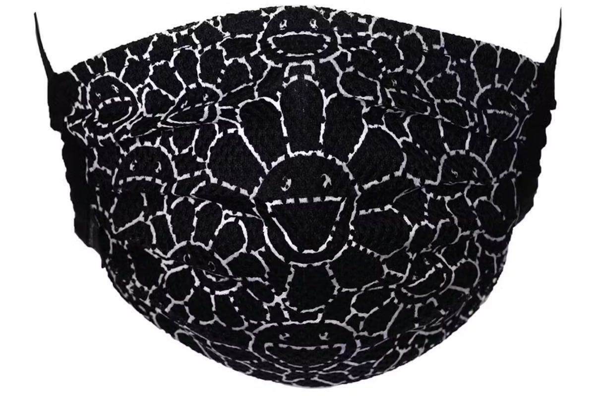 【新品】村上隆 Zingaro KaiKaiKiKi Mesh Flower Pattern Mask Black カイカイキキ メッシュ フラワー パターン マスク ブラック(送料無料)