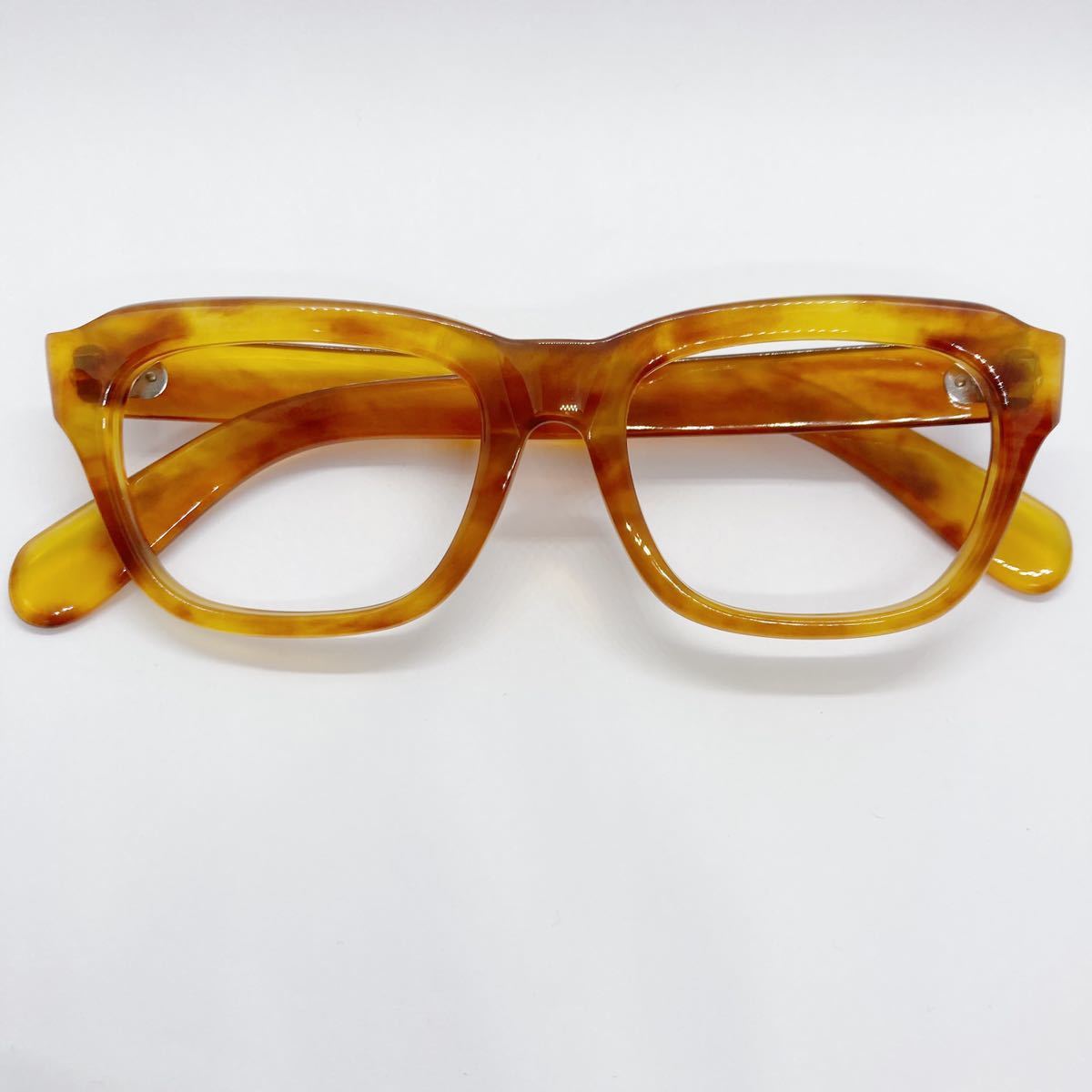 book@ tortoise shell 90 period glasses white ..we Lynn ton dead stock Vintage made in Japan domestic production Crown punt Vintage glasses frame France 18K