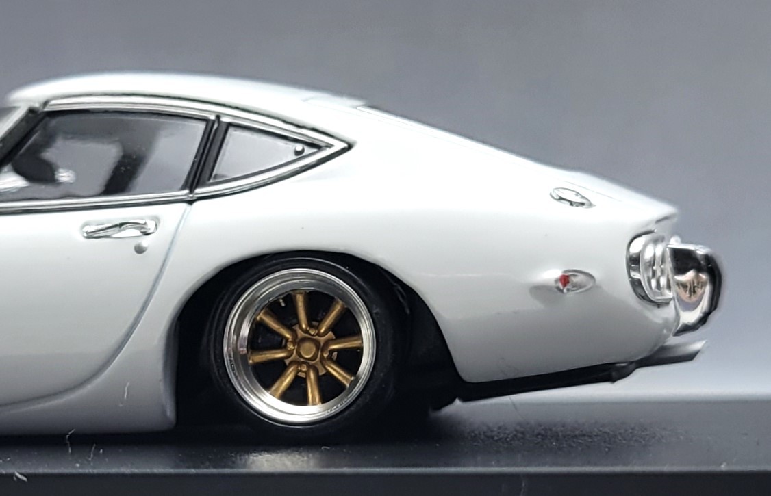 1/43　トヨタ　2000GT改　MF10　ワタナベ　ホイール　アルミ製　深リム　街道レーサー　国産名車プレミアムコレクション　アシェット_画像9