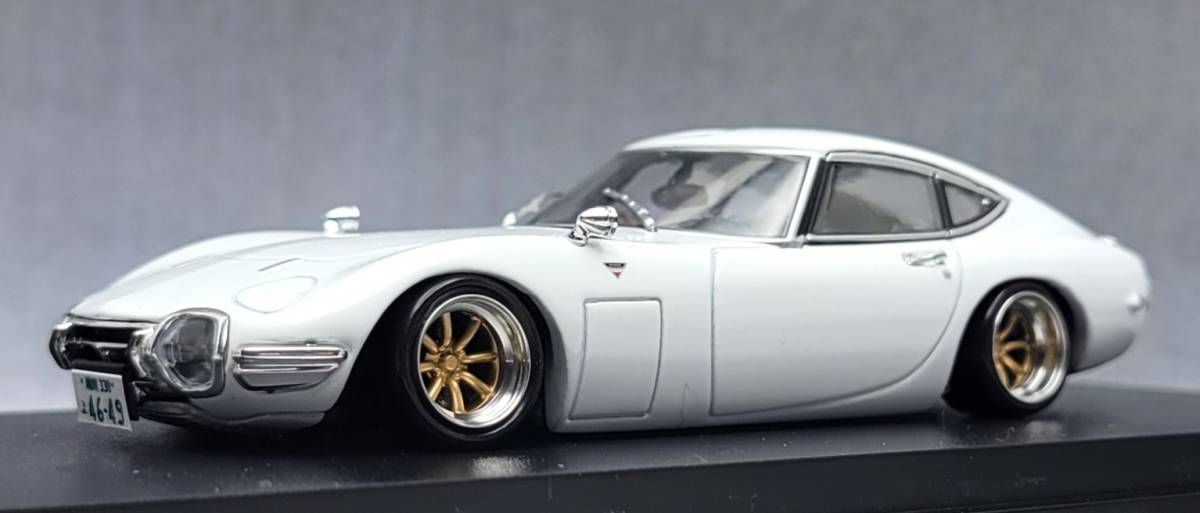 1/43　トヨタ　2000GT改　MF10　ワタナベ　ホイール　アルミ製　深リム　街道レーサー　国産名車プレミアムコレクション　アシェット_画像6