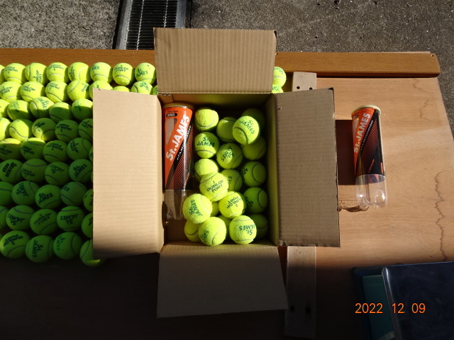 テニスボール（中古）・練習用中古のテニスボール・ＤＵＮＬＯＰ製等・1個で４０球です。_画像5