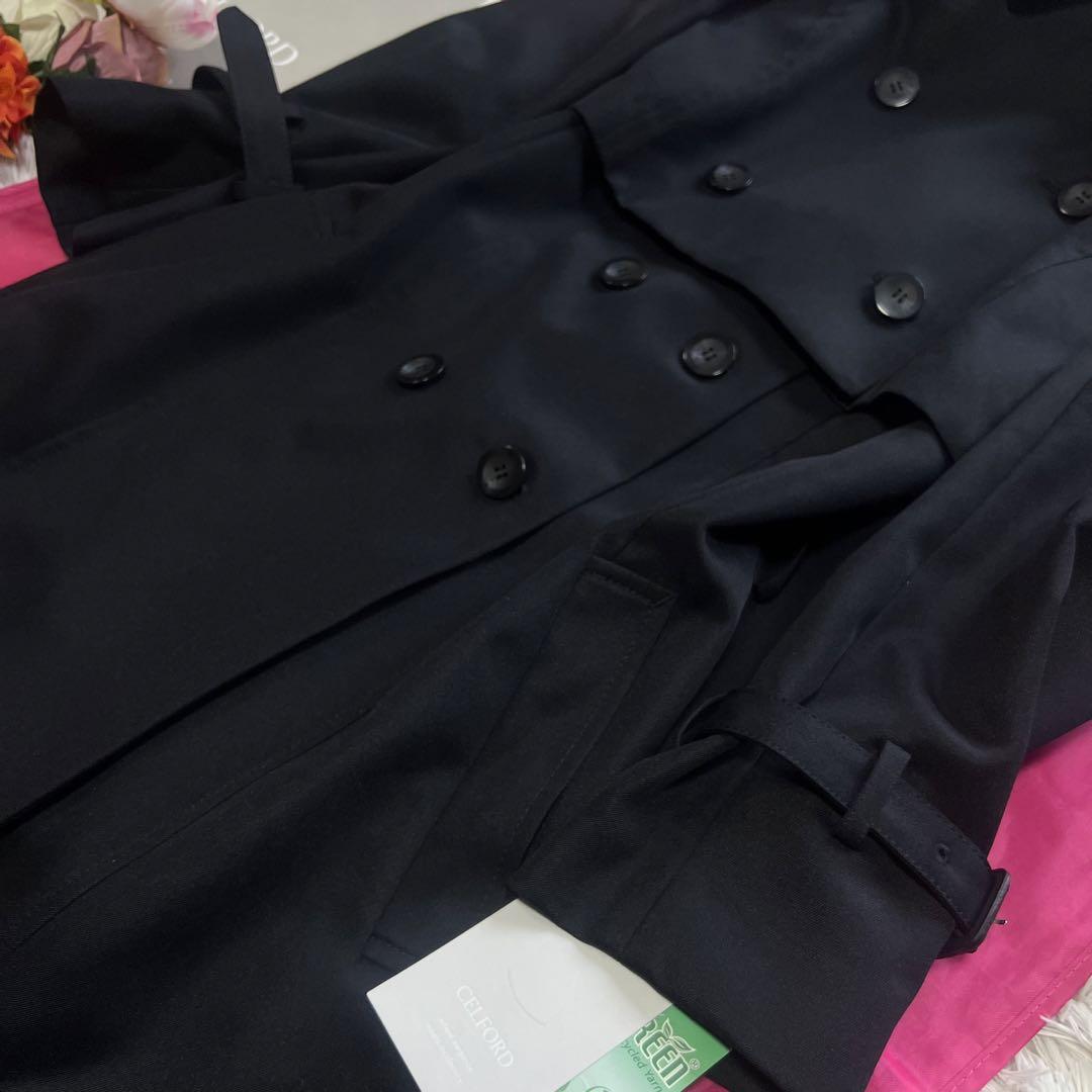 [ unused tag attaching ]CELFORD 3way trench coat navy 36 cell Ford S navy blue light outer spring coat 