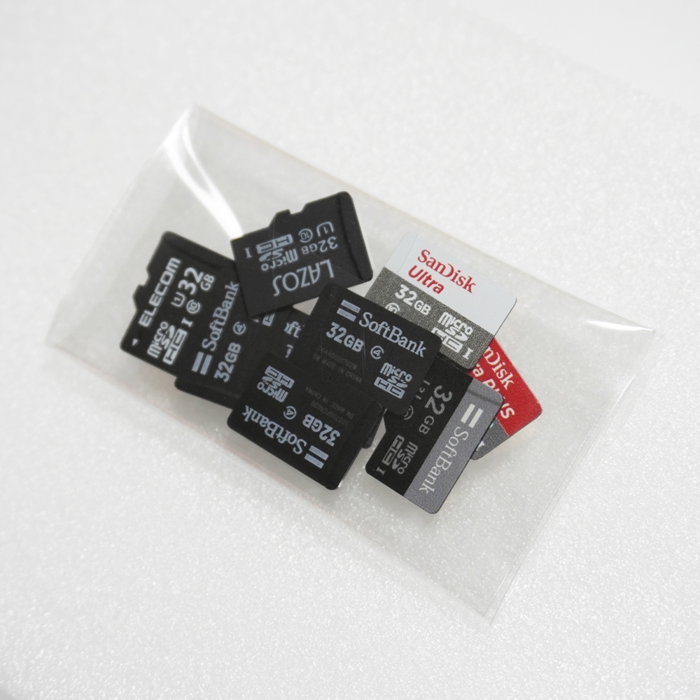 ■ 中古 microSDHC 32GB ■ まとめて 10枚セット / 動作品 フォーマット済 ジャンク 扱い microsd SanDisk SoftBank 他　S12071_画像3