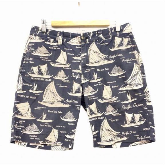 freaks store freak s store total pattern short pants sizeM navy navy blue 