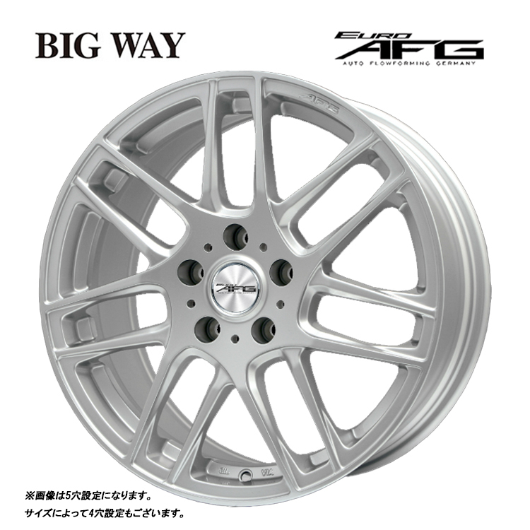 送料無料 ビッグウェイ EURO AFG 8.5J-19 +32 5H-112 (19インチ) 5H112 8.5J+32【1本単品 新品】