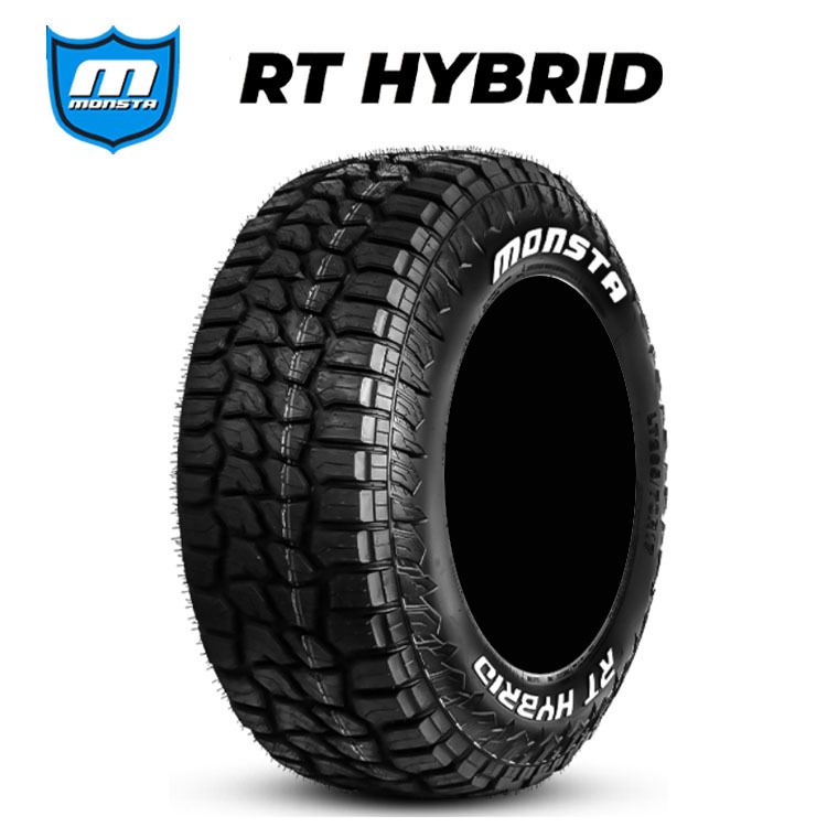 送料無料 モンスタタイヤ サマータイヤ MONSTA TYRES RT HYBRID RTハイブリッド 33x/12.5R18 118Q LT RWL 【2本セット 新品】_画像1