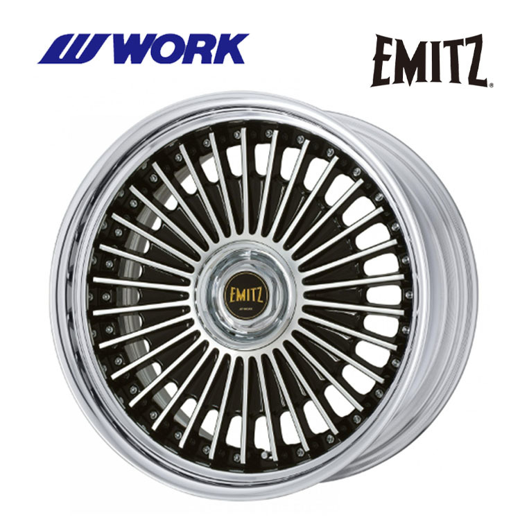 送料無料 ワーク EMITZ STANDARD BIG CALIPER Rdisk 12.5J-20 +64～－63 5H-114.3 (20インチ) 5H114.3 12.5J+64～－63【2本セット 新品】_画像1