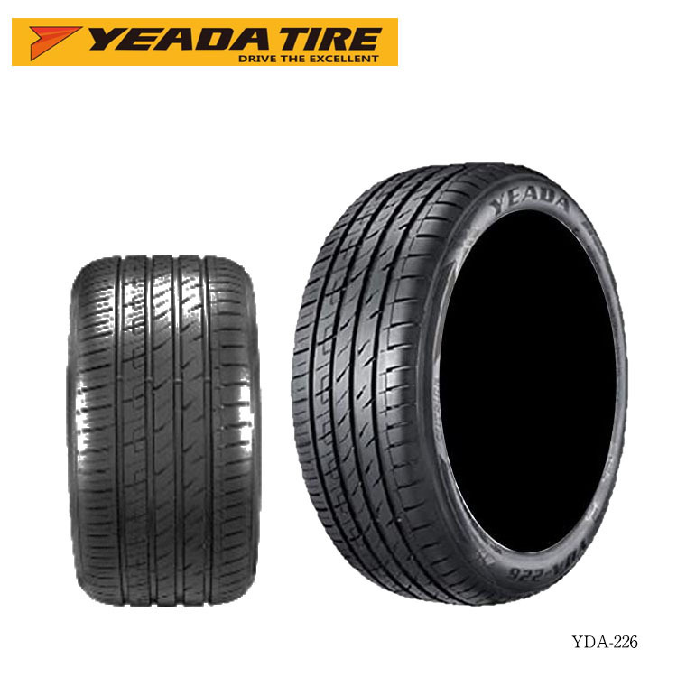 送料無料 イエダタイヤ 夏 サマータイヤ YEDATIRE YDA-226 ワイディーエー ニーニーロク 235/35ZR19 91Y XL 【2本セット 新品】_画像1