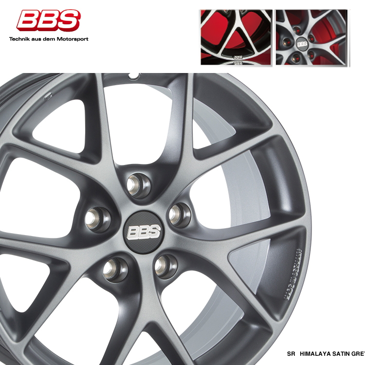 送料無料 BBS BBS SR 8J-18 +45 5H-112 (18インチ) 5H112 8J+45【1本単品 新品】_画像2