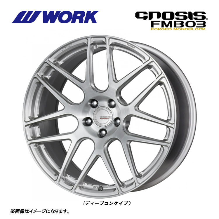 送料無料 ワーク GNOSIS FMB03 8J-19 +47 5H-114.3 (19インチ) 5H114.3 8J+47【4本セット 新品】