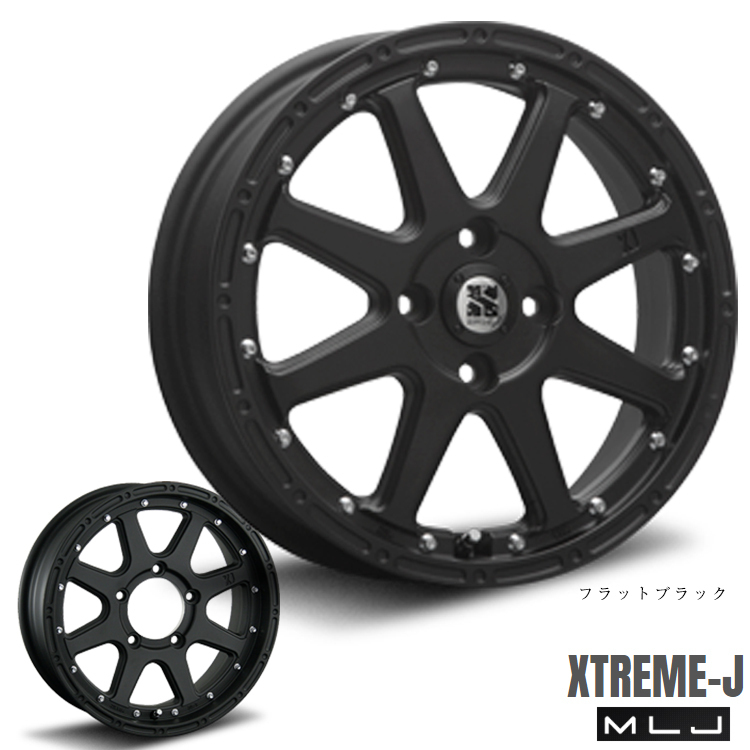 送料無料 エムエルジェイ XTREME-J 8J-18 +50 5H-150 (18インチ) 5H150 8J+50【1本単品 新品】_画像1