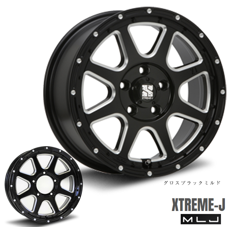 送料無料 エムエルジェイ XTREME-J 7J-16 +35 5H-114.3 (16インチ) 5H114.3 7J+35【1本単品 新品】_画像1