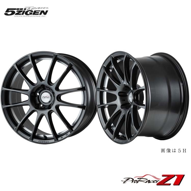 送料無料 五次元 PRO RACER Z1 5H 9J-18 +37 5H-114.3 (18インチ) 5H114.3 9J+37【4本セット 新品】_画像1