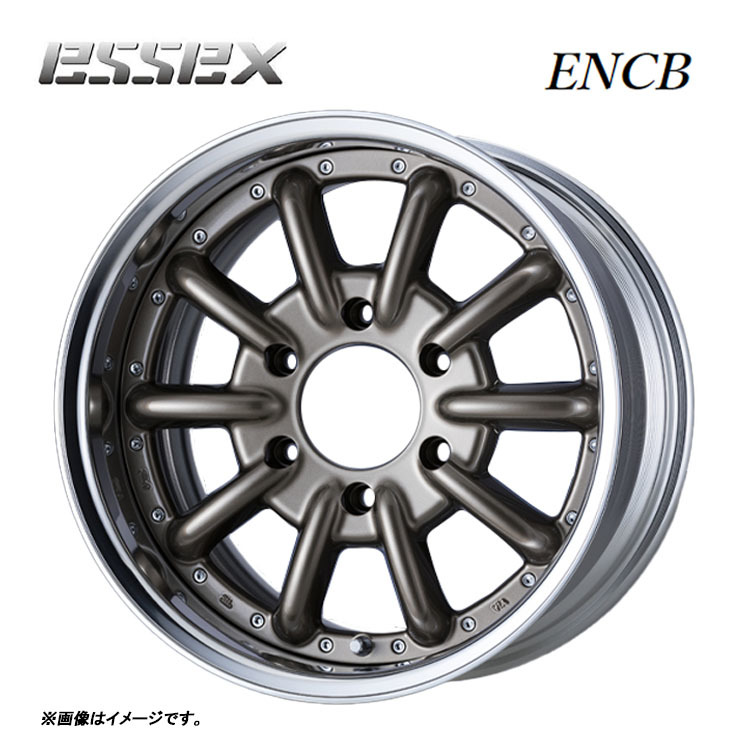 送料無料 エセックス ENCB-16 2P 6.5J-16 +33～50 6H-139.7 (16インチ) 6H139.7 6.5J+33～50【4本セット 新品】_画像1