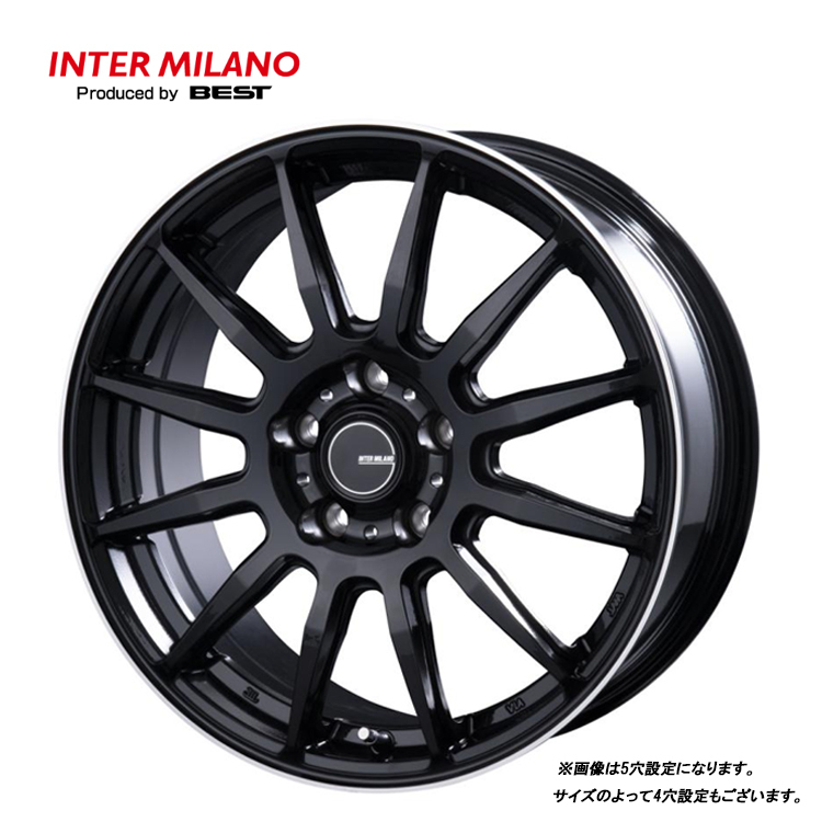 送料無料 インターミラノ INFINITY F12 6J-16 +50 4H-100 (16インチ) 4H100 6J+50【1本単品 新品】