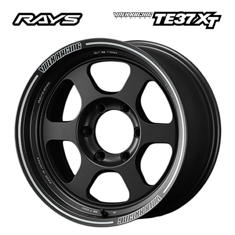 送料無料 レイズ VOLK RACING TE37XT 8J-16 +0 6H-139.7 (16インチ) 6H139.7 8J+0【2本セット 新品】_画像1