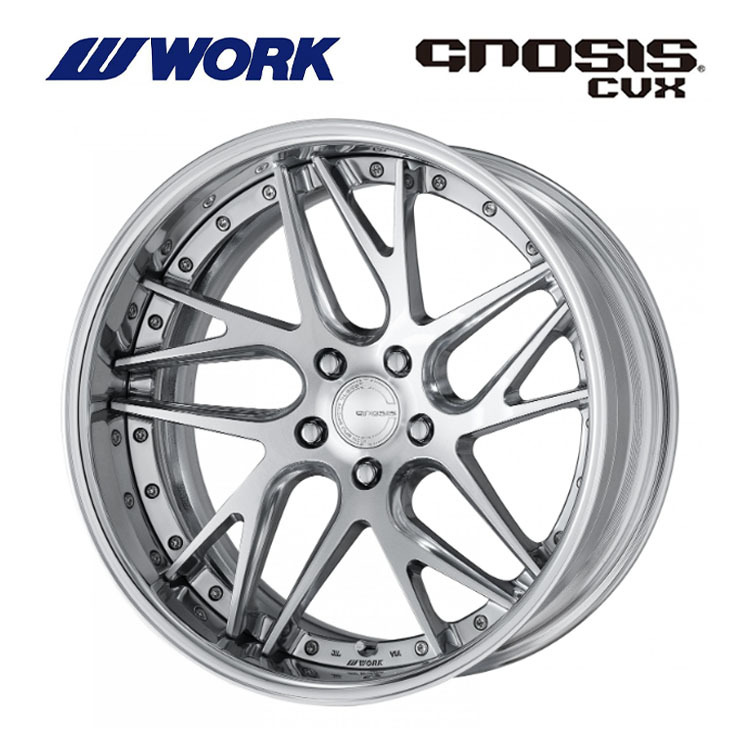 送料無料 ワーク GNOSIS CVX FULL REVERSE ディープコンケイブ DEEP RIM Wdisk 8.5J-20 -5~-27 5H-114.3 【2本セット 新品】