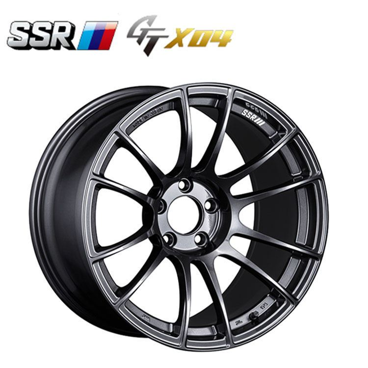 送料無料 SSR GTX04 for import 8.5J-18 +44 5H-112 (18インチ) 5H112 8.5J+44【4本セット 新品】_画像1