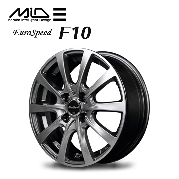 送料無料 マルカ サービス EuroSpeed F10 7.5J-18 +53 5H-114.3 (18インチ) 5H114.3 7.5J+53【1本単品 新品】_画像1