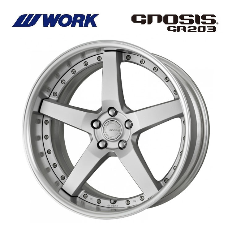 送料無料 ワーク GNOSIS GR203 FULL REVERSE BIG CALIPER Rdisk 11J-20 +66～－25 5H-112 (20インチ) 5H112 11J+66～－25【1本単品 新品】