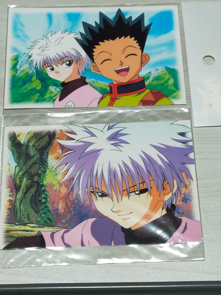 ハンターハンター ブロマイド 7枚 セット / ゴン キルア / スペシャル 1枚 ノーマル 6枚 / HUNTER×HUNTER 冨樫義博 旧アニメ グッズ_画像7