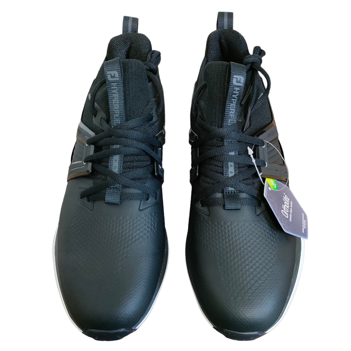 【2023年モデル】FOOTJOY フットジョイ HYPERFLEX CARBON LACED ハイパーフレックス カーボン レース　51119 ゴルフシューズ　ブラック_画像2