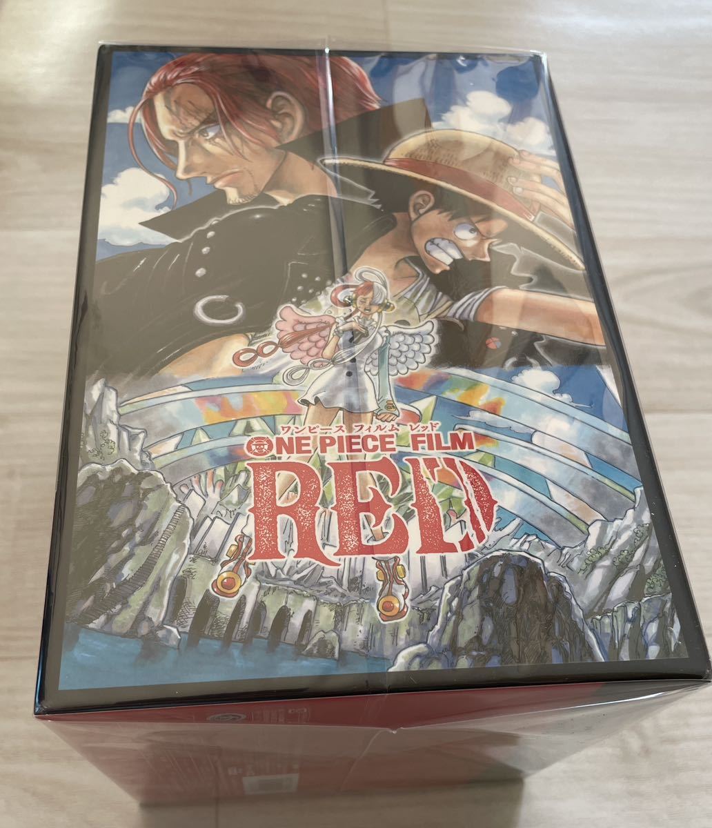 新品　ONE PIECE FILM RED デラックス　(初回生産限定)　特典付　ブランケット　クリアポスター