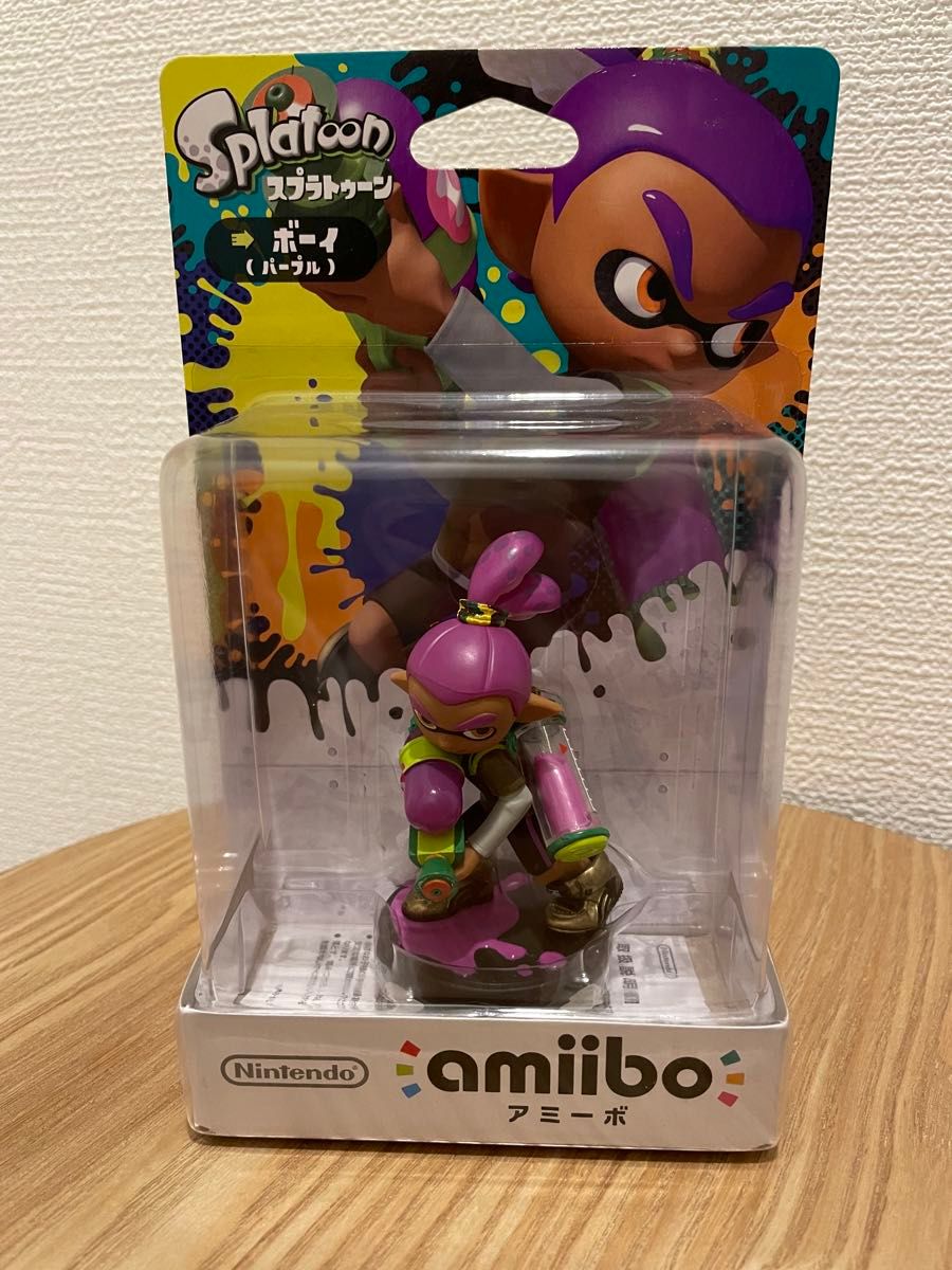 スプラトゥーン amiibo ボーイ（パープル）