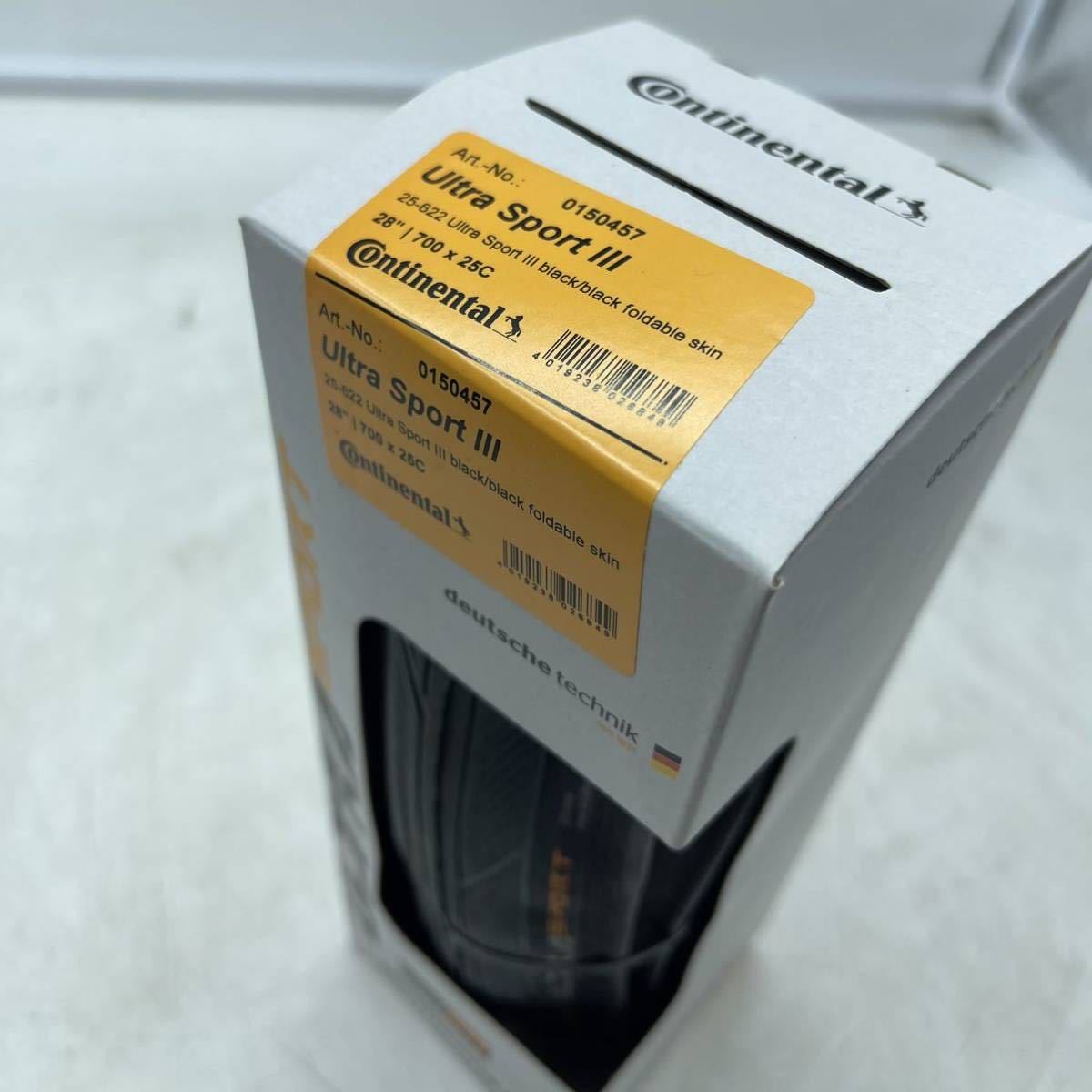 【1円スタート！新品・未開封！】Continental コンチネンタル Ultra Sport 700×25C CONTITUBE RACE 28 700C チューブセット/KK12112-60_画像4