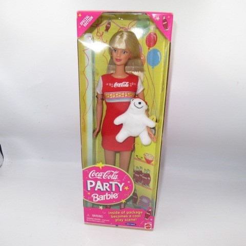 1998年★90’s★Barbie★バービー★Coca-cola Party Barbie★コカ・コーラバービー★フィギュア★ぬい
