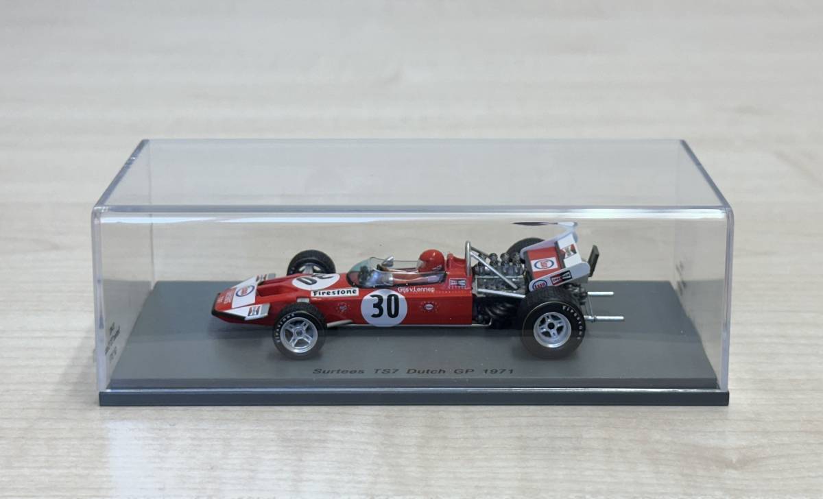 新品未開封 1/43 Spark スパーク Surtees サーティース TS7 1971年 オランダGP #30 Gijs van Lennep ジィズ ヴァン レネップ S5402_画像3