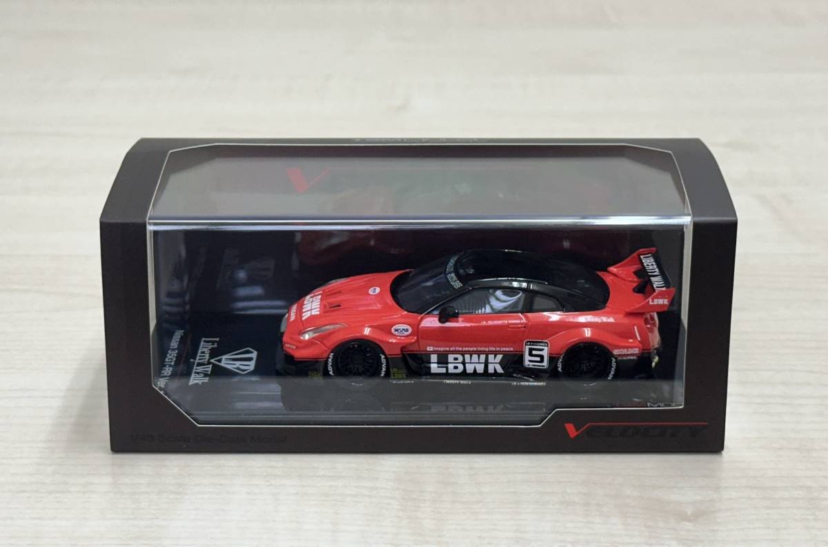 新品 1/43 TSM MODEL LB-Silhouette WORKS GT Nissan 35GT-RR バージョン１ レッド×ブラック Liberty Walk リバティーウォーク TSMV0011