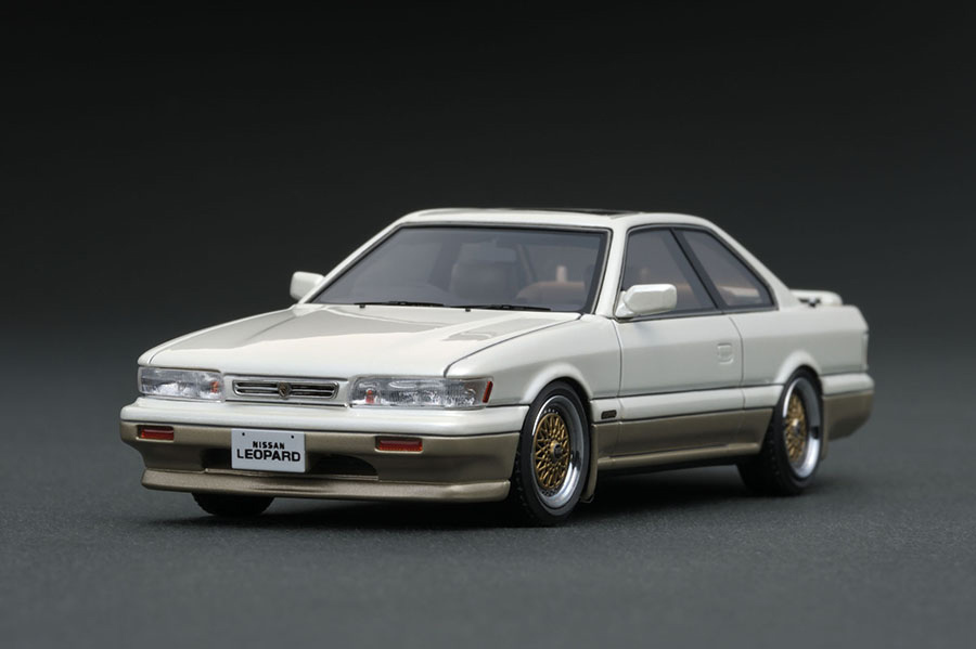 美品 1/43 ignition model イグニッションモデル 日産 Leopard レパード F31 後期アルティマ V30 TWINCAM TURBO BBSホイール IG1568_画像1