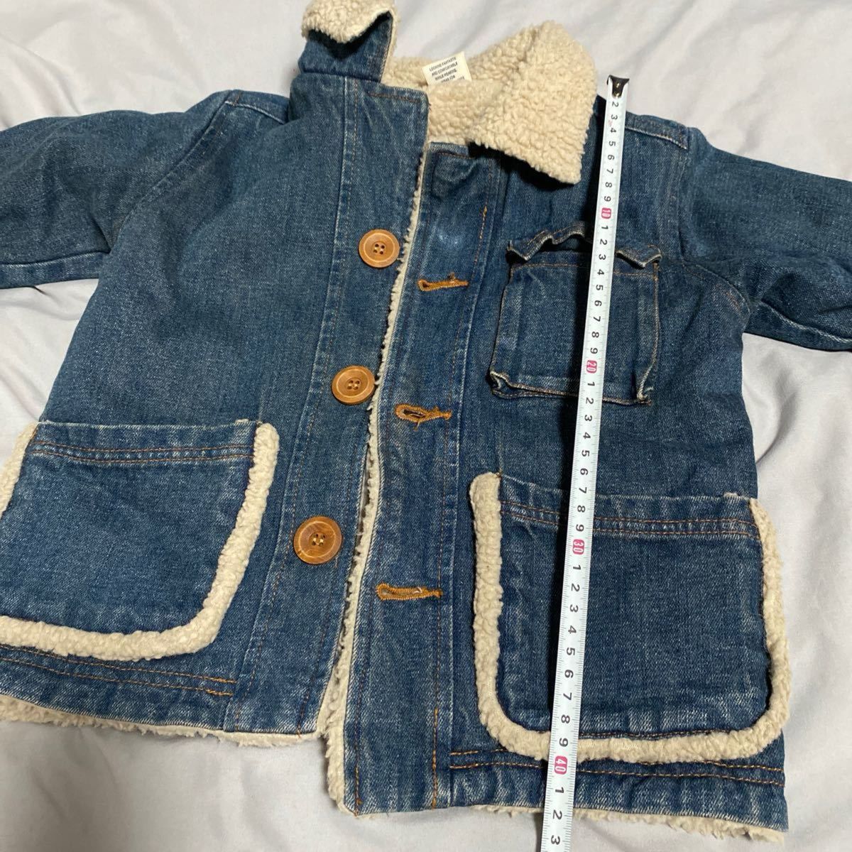 merry garden 裏ボア アウター 120cm デニムジャケット JACKET DENIM 子供用 ボアジャケット