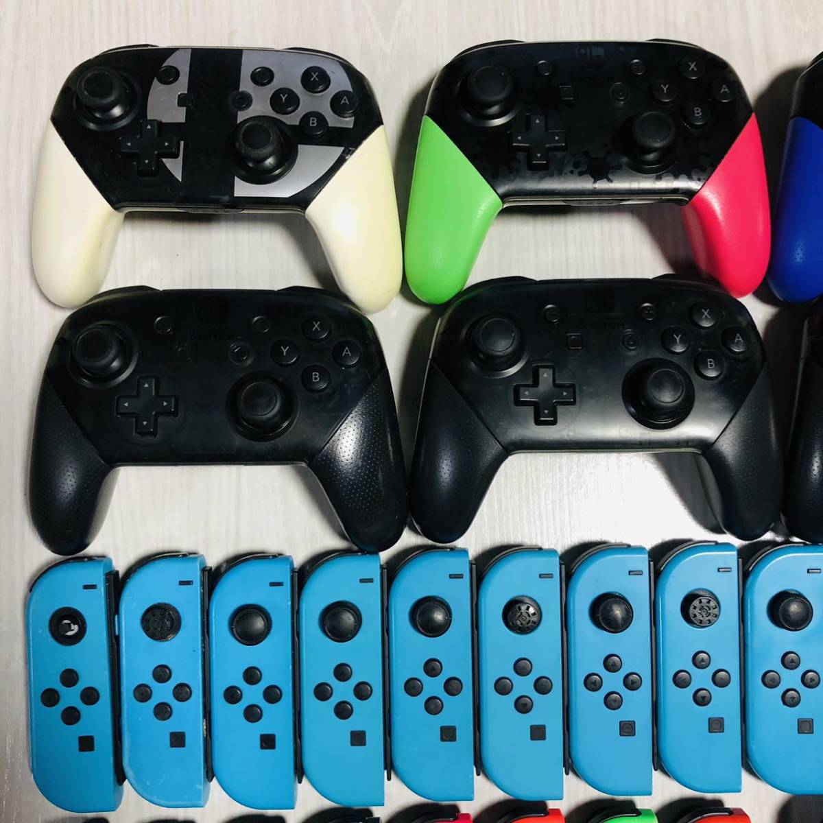 Nintendo Switch Joy Con 42個 Pro Con 6台 動作未確認 まとめ売り ジョイコン プロコン_画像2