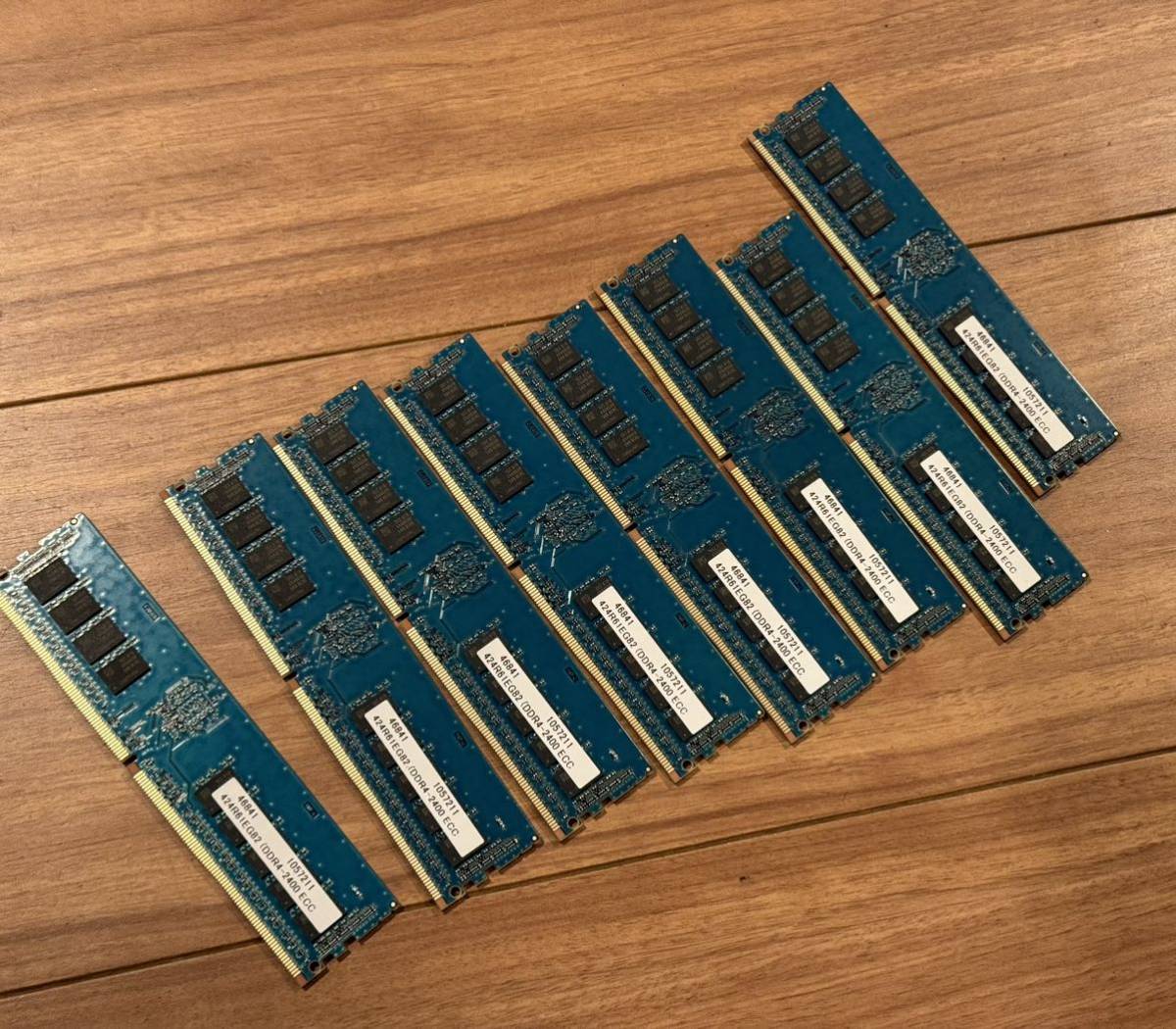 ★美品送無★日本製 Century DDR4 ECC REG 16GB*8 計128GB メモリ PC4-19200 Samusng チップ Made in Japan 高品質_画像4