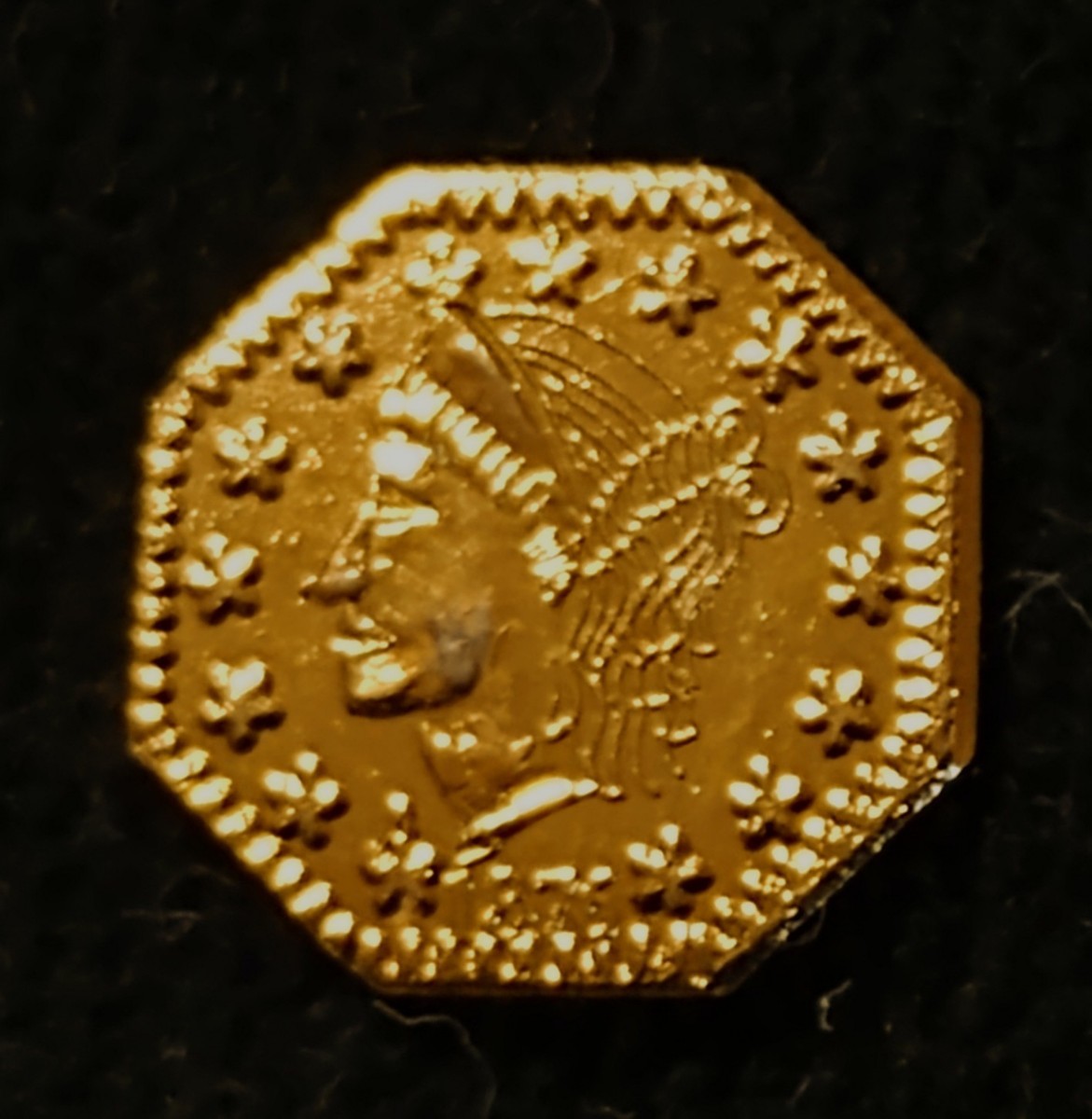 カリフォルニア金貨 貨幣 California アメリカ 古銭 記念硬貨ａa_画像1