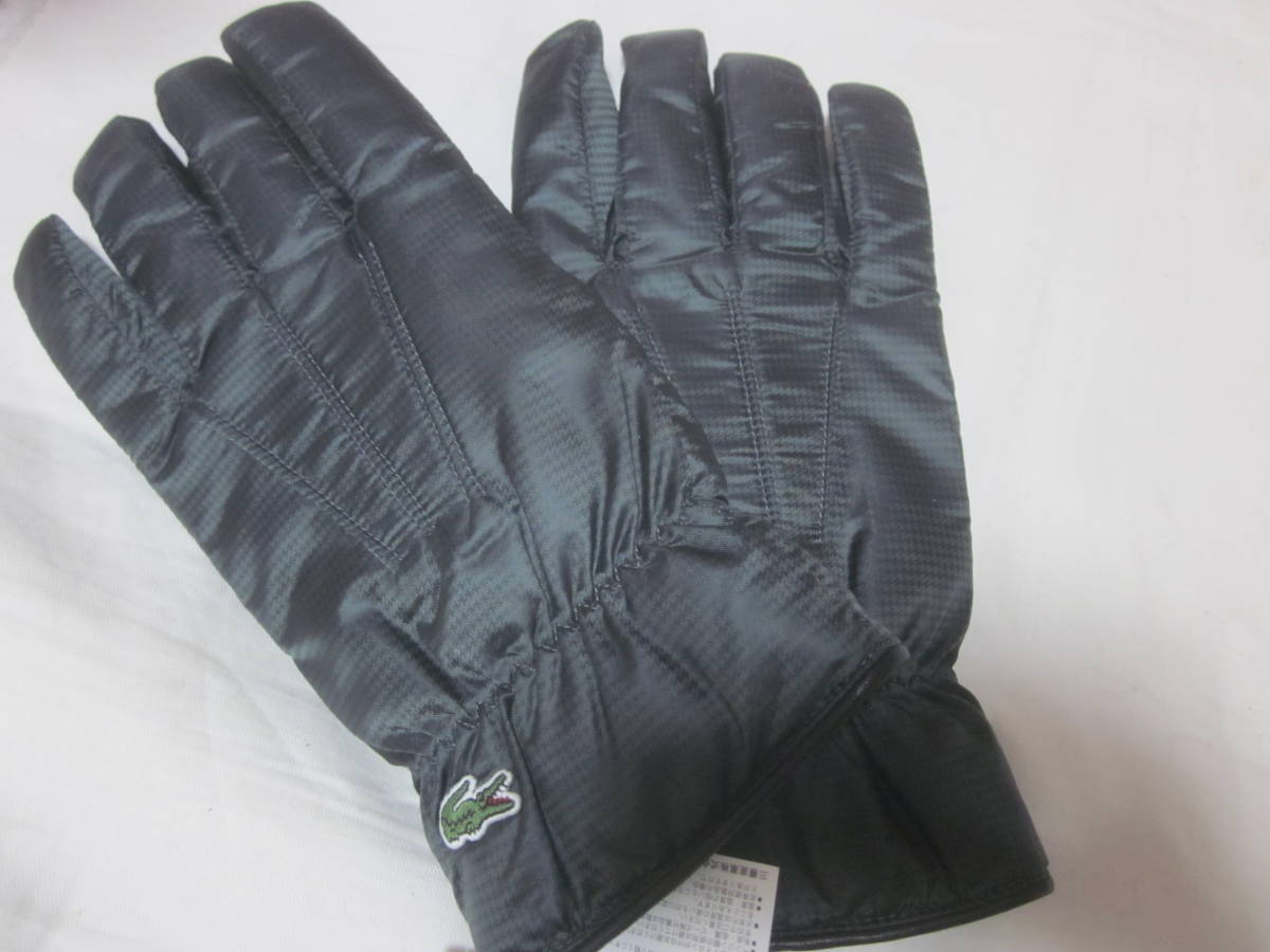 #[LACOSTE]#[ Lacoste ]#[ gloves ]#[ gray series ]#[ unused tag attaching ]#[ postage 230 jpy ]#
