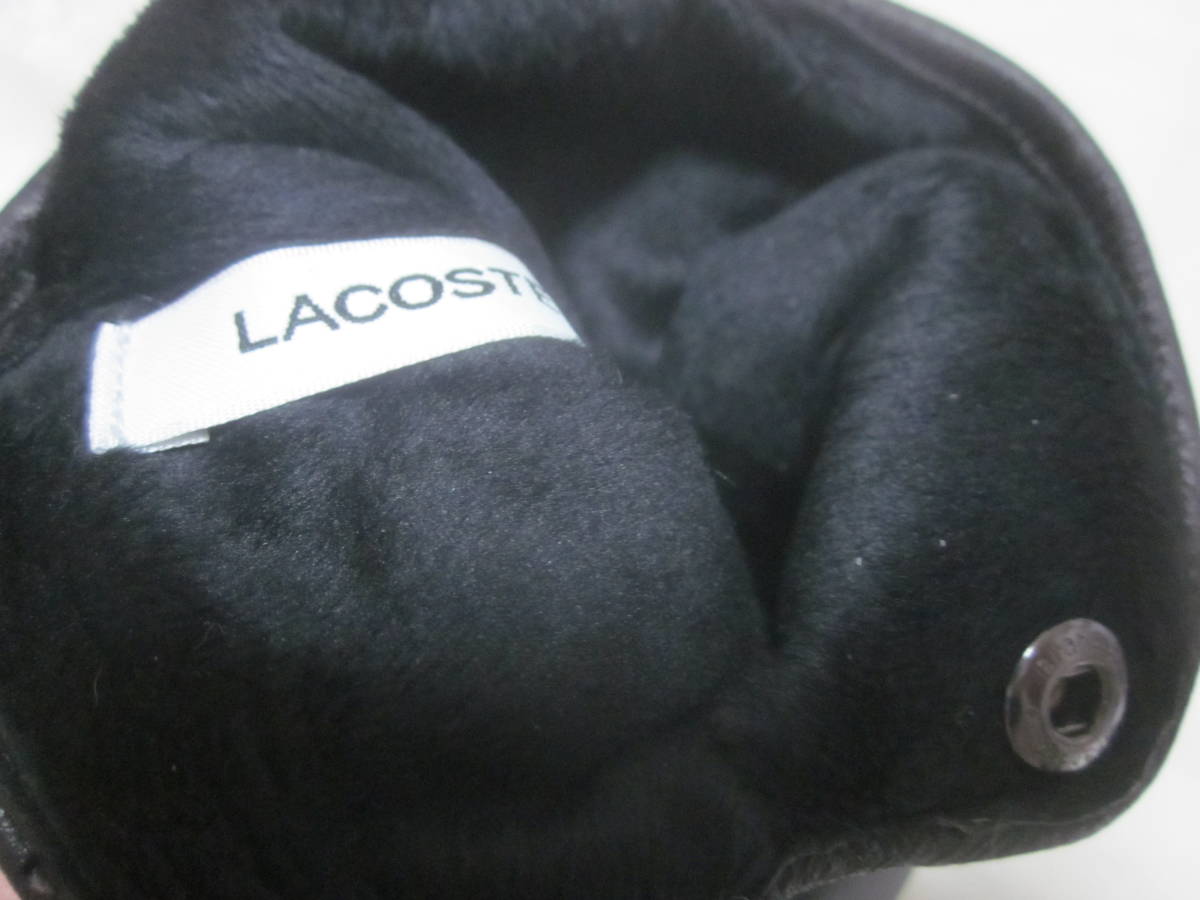 #[LACOSTE]#[ Lacoste ]#[ gloves ]#[ gray series ]#[ unused tag attaching ]#[ postage 230 jpy ]#