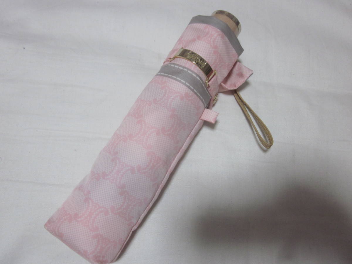 □【CELINE】□【セリーヌ】□【折り畳み傘 折りたたみ傘】□【ピンク