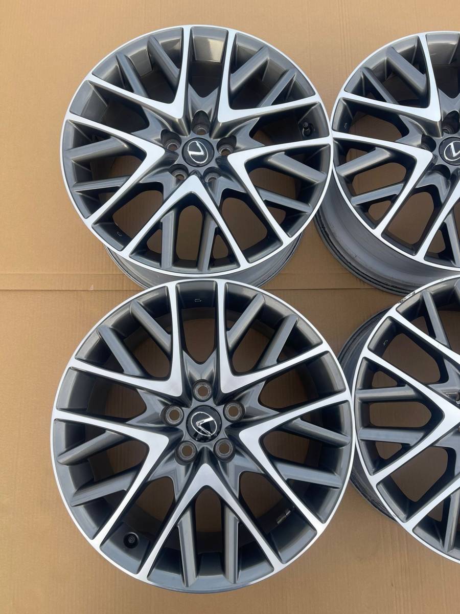 ◆ 希少！レクサス　GSC10 RC350 Fスポーツ 純正　◆ 19x8J+45/9J+60/PCD:114.3/5穴◆4本セット_画像2