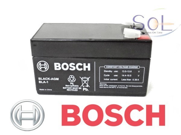 BOSCH製 ベンツ 補機バッテリー サブバッテリー BLA-1 12V 1.2Ah BLACK-AGM バックアップバッテリー Eクラス W212 R230 X204_画像3