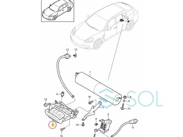  Porsche Panamera (970) air suspension compressor ASSY 97035815125 97035815122 97035815124 97035815112 shipping deadline 18 hour 