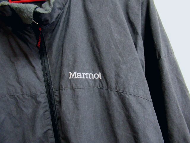 Marmot マーモット コーティング コットン 裏フリース ジップ ジャンバー ジャケット XL_画像2