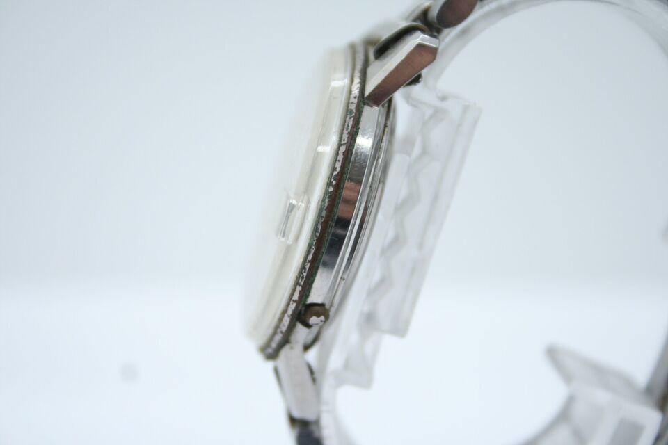 【現状品】SEIKO Seikomatic Slimedate 84099 Automatic 30J Silver Dial Mens セイコー セイコマチック メンズ W387_画像4