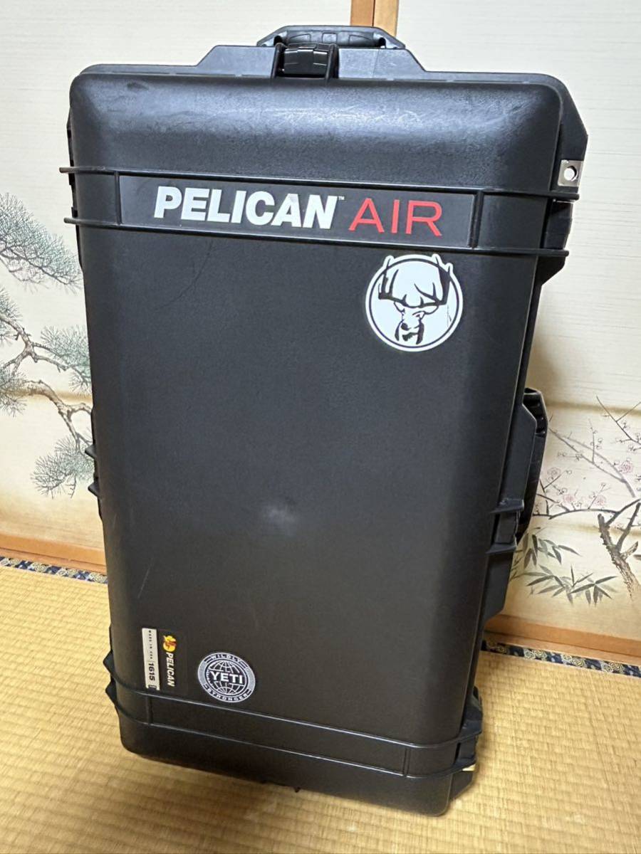 中古★送料無料★PELICAN AIR 1615 ブラック★ペリカン ハードケース スーツケース_画像1