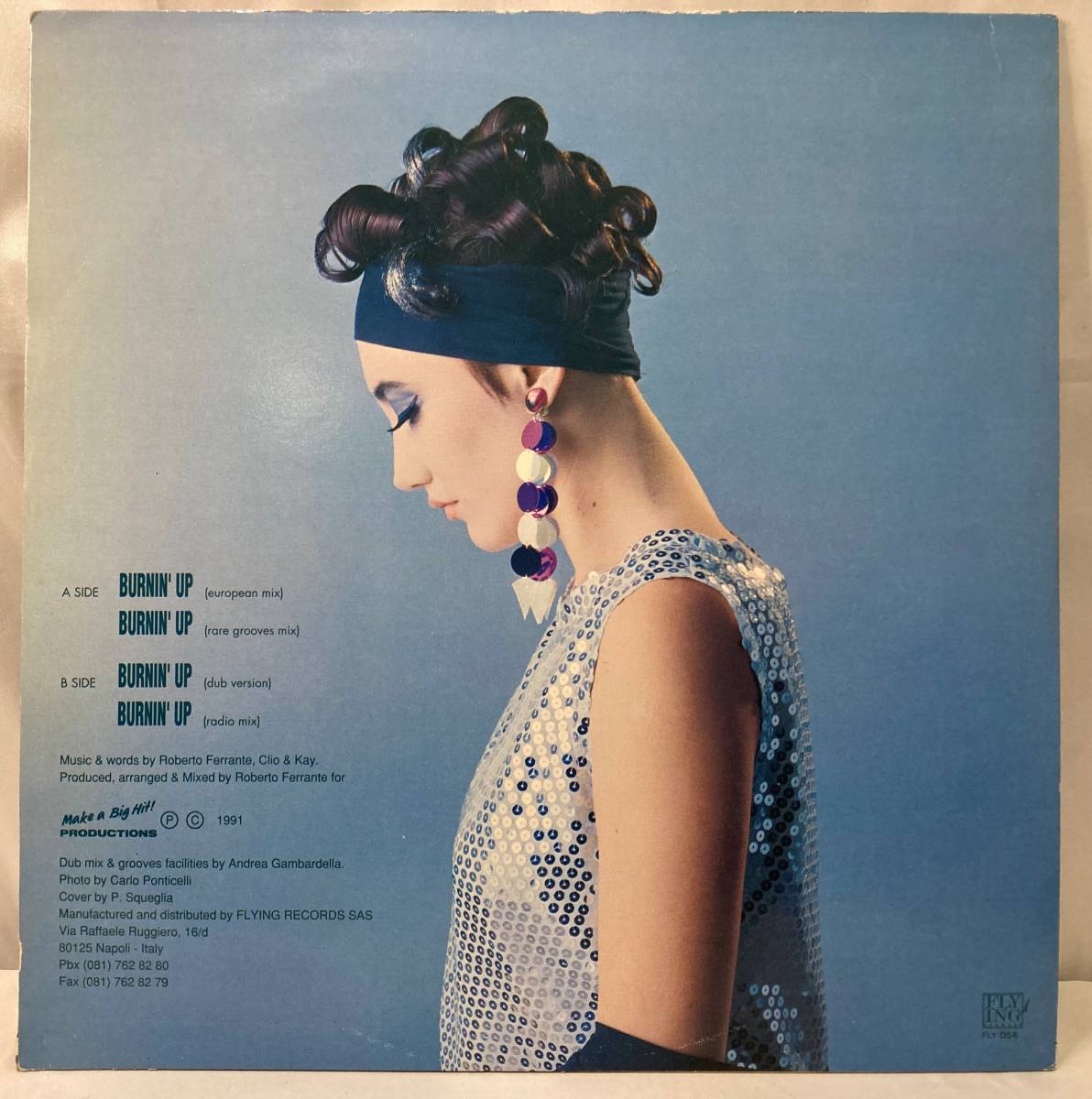 Jamie Dee Burnin' Up【伊盤/試聴検品済】90's/Electronic/Italo House/12inch シングル_画像2