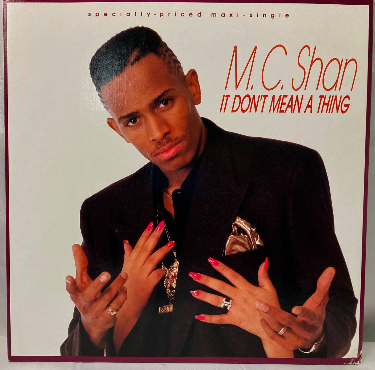 M.C. Shan It Don't Mean A Thing【US盤/試聴検品済】90's/Hip-Hop/Pop Rap/12inch シングル_画像1
