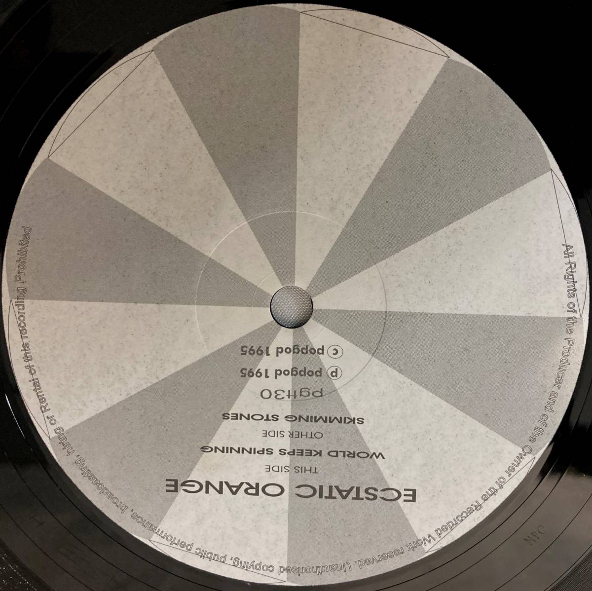 ECSTATIC ORANGE - World Keeps Spinning【UK盤/試聴検品済】90's/Electronic/Leftfield/Downtempo/12inchシングル_画像5