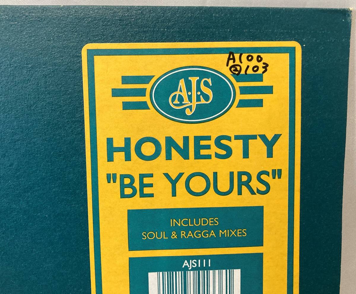 HONESTY - be yours【UK盤/試聴検品済】90's/Electronic/Reggae/Funk/Soul/Rhythm & Blues/Reggae-Pop/12inch シングル_画像7